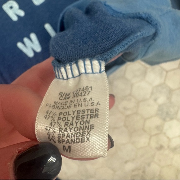 Wildfox Red Wine and Blue Sweatshirt - Picture 4 of 5